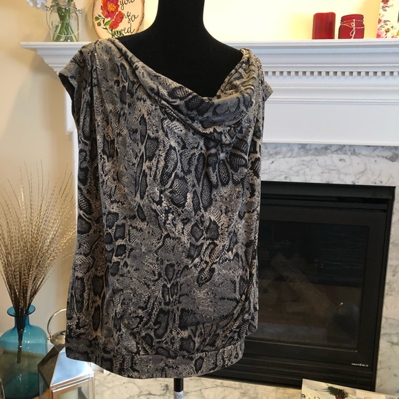 Pure Energy Snakeprint Tank Top Blouse - Picture 1 of 5